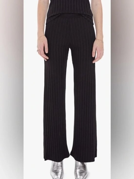 MOTHER Pants - MOTHER The Quickie Roller Hover Ribbed Pants